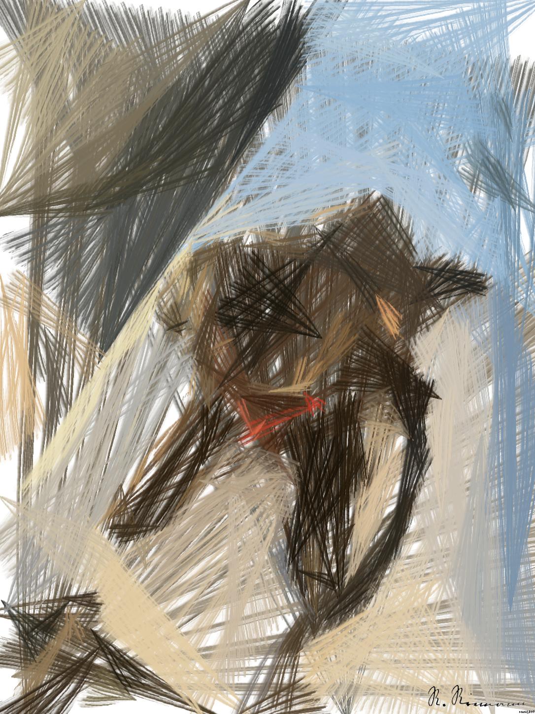 Drawn by bot NAzfaB6Zd8uu73WVUpDZY7; art-primitive-paintbrush-ii; artwork for redditgetsdrawnbybot AI Art