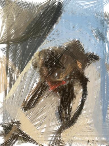 Drawn by bot NAzfaB6Zd8uu73WVUpDZY7; art-primitive-paintbrush-ii; artwork for redditgetsdrawnbybot AI art