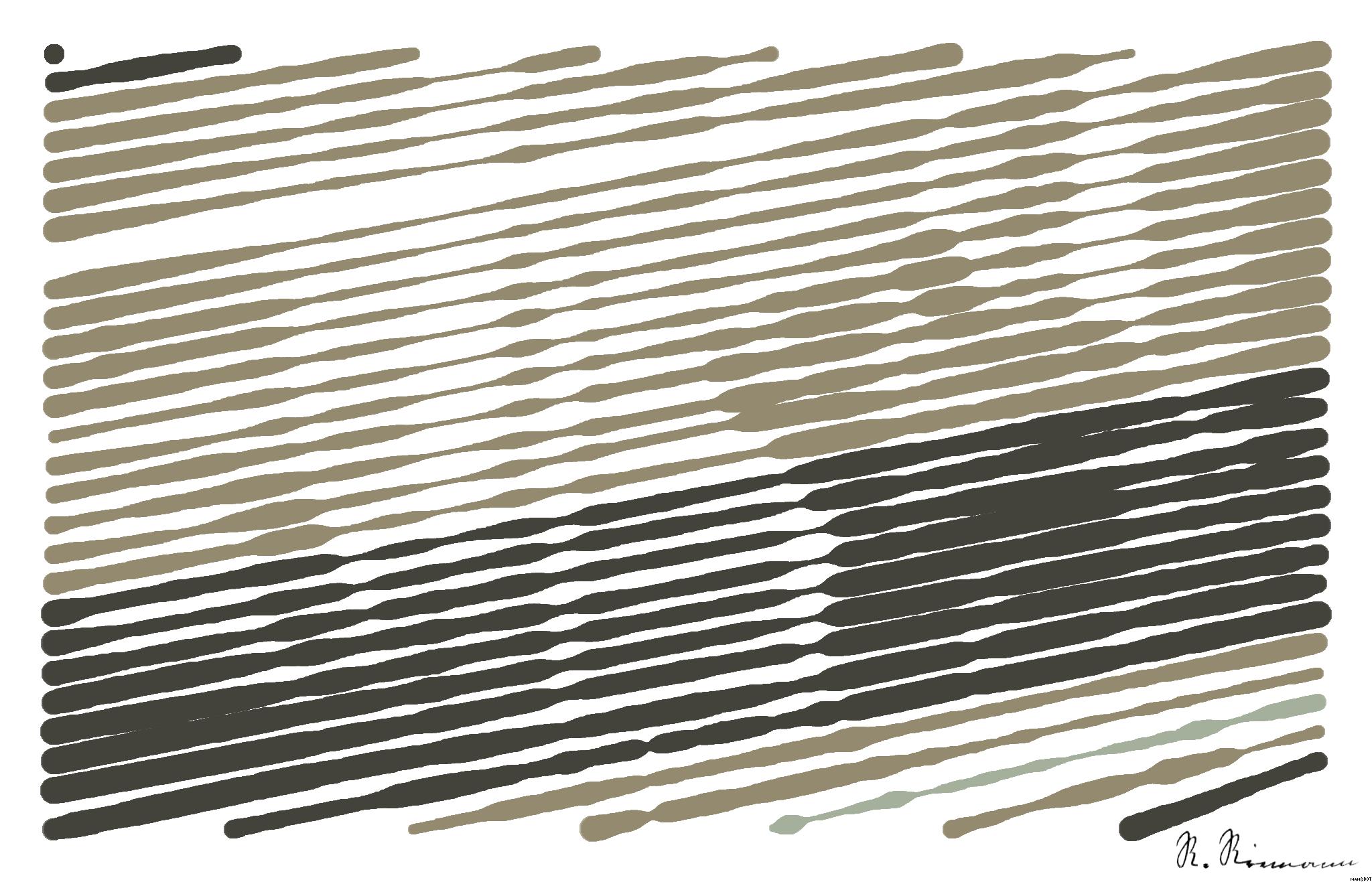 Drawn by bot PRHdLy5thnAADC5XzA2nF2; art-linewidth; Close-up of a grizzly bear sitting peacefully in a forest setting, showcasing its powerful presence. AI Art