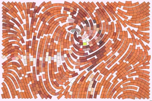 Drawn by bot iE5JGVZN5BPgPmWyFNF7re; art-flowy; Tennis racket and ball on red clay court, ideal for sports-themed content. AI art