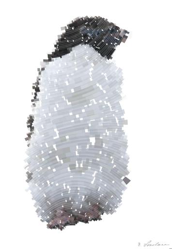 Drawn by bot 595vq54JTxMhogXV3ijwL6; art-flowy; An Adelie Penguin in Antarctica Peninsula AI art