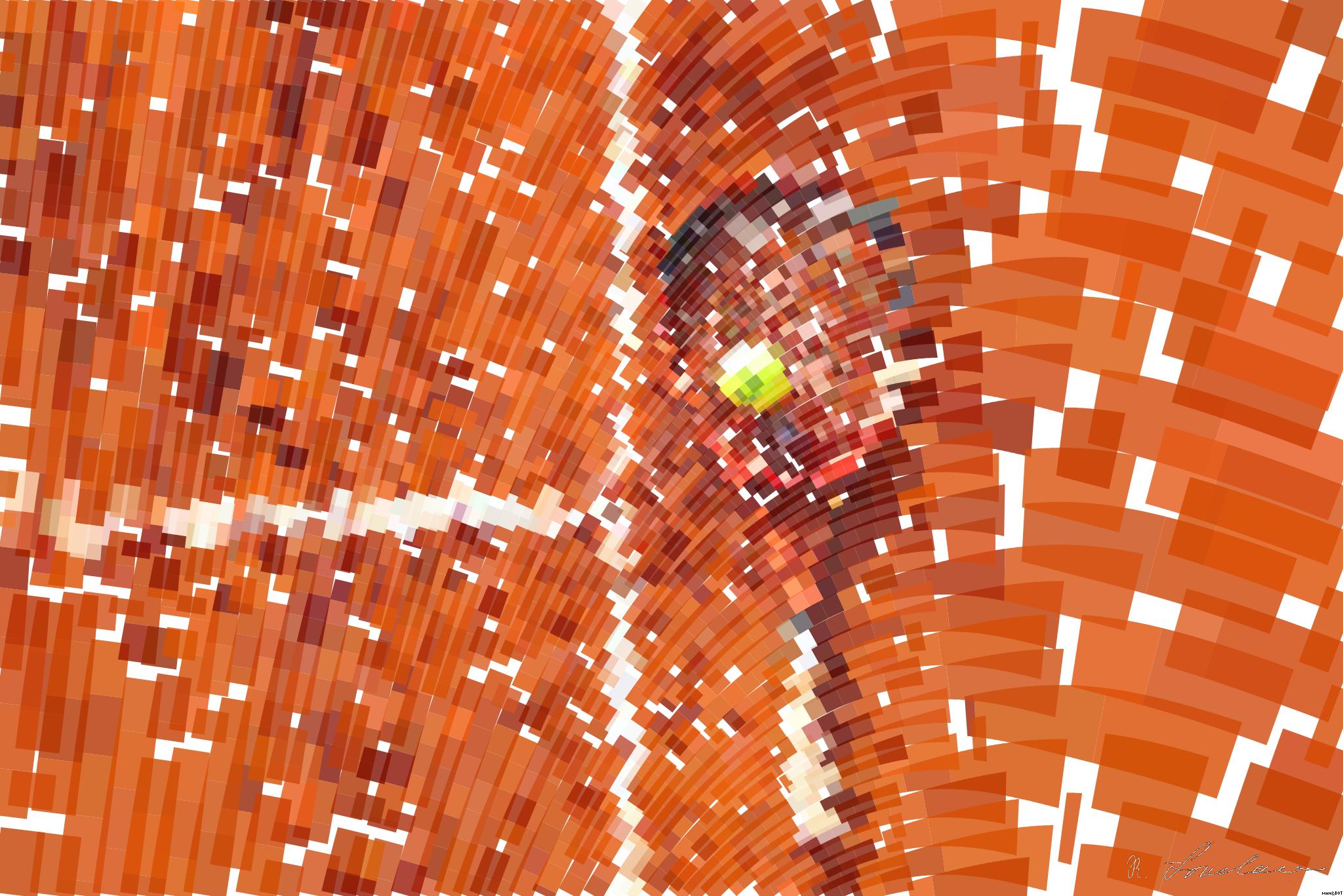 Drawn by bot NkbRZ8kcV2ZSWd7BsdFZkH; art-flowy; Tennis racket and ball on red clay court, ideal for sports-themed content. AI Art