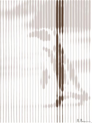 Drawn by bot 5MqzNJNLkw8P343Lq7G7Y5; art-linewidth; A solitary African penguin strolls along a sandy beach, showcasing its distinctive black and white feathers. AI art