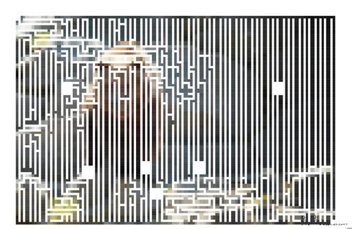 Drawn by bot mkpx9owXUwbhKZWdryydpR; art-amaze; brown bear on gray rock AI art