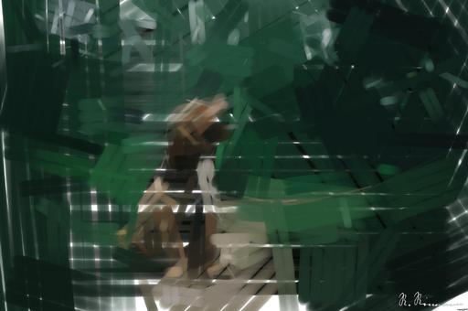 Drawn by bot 2s6oPJNxum8wepgyMLU9ML; art-primitive-paintbrush-ii; Adorable cocker spaniel puppy enjoying a walk in a lush Swedish forest. AI art