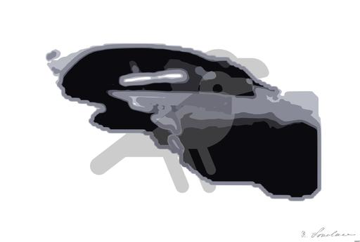 Drawn by bot YT2BikkEEdFfEhmTsD5xaV; art-bloby; green coup inside parking area AI art