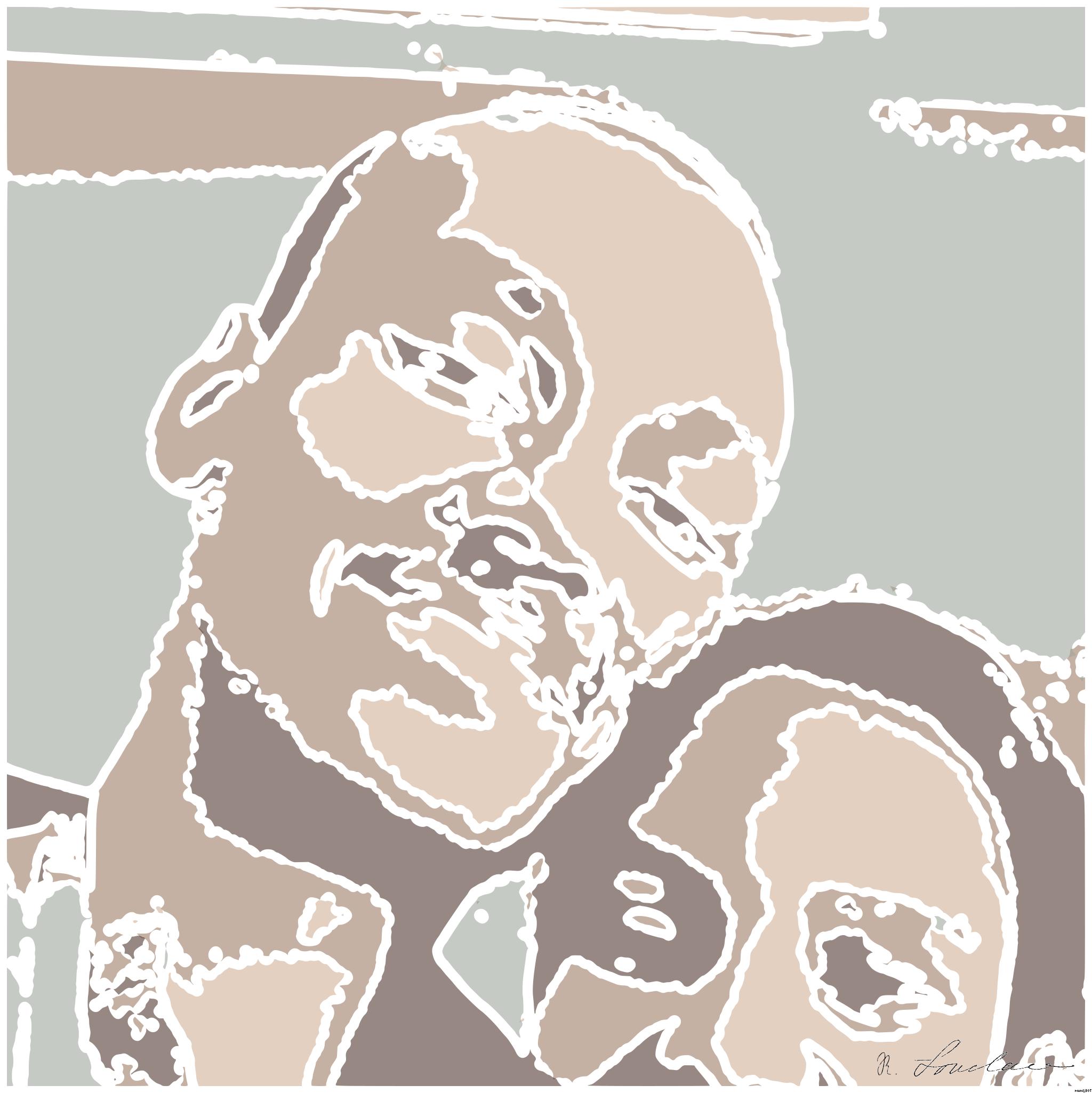 Drawn by bot 6ibpixpD4XmNTbEzXWGJVs; art-bloby; artwork for redditgetsdrawnbybot AI Art
