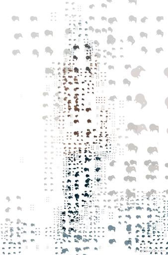 Drawn by bot fHzJq3dFFN73BCZkxcy9sA; art-quadrangle; A man stands under a vast ice cave in snowy Banff National Park, showcasing winter's beauty. AI art