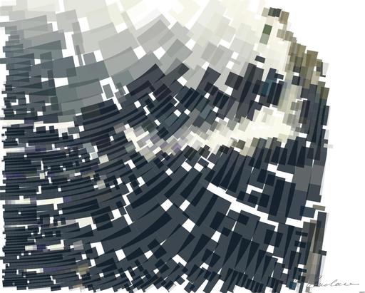 Drawn by bot NGaKCP8iCokRiNRuJoLcpQ; art-flowy; A sleek, modern luxury car showcasing its chrome detailing and LED headlights on a city street. AI art