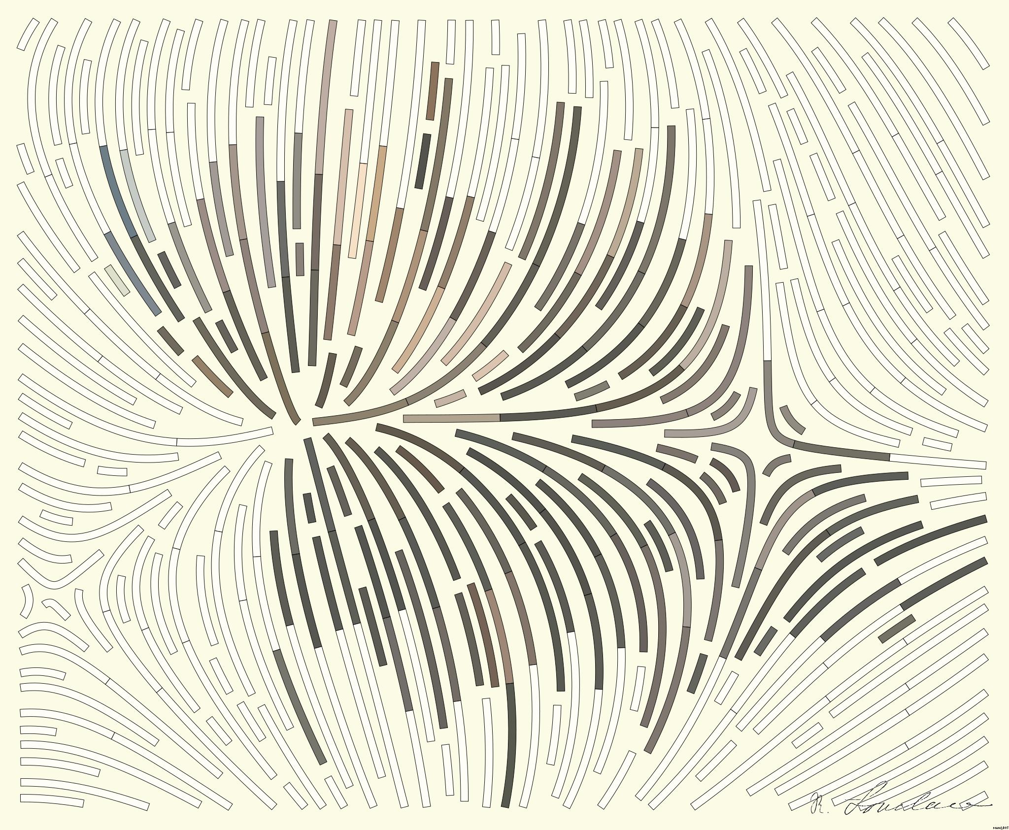 Drawn by bot kfcRF4a6DAhsBjs7AZoABq; art-flowy; Close-up of a grizzly bear sitting peacefully in a forest setting, showcasing its powerful presence. AI Art