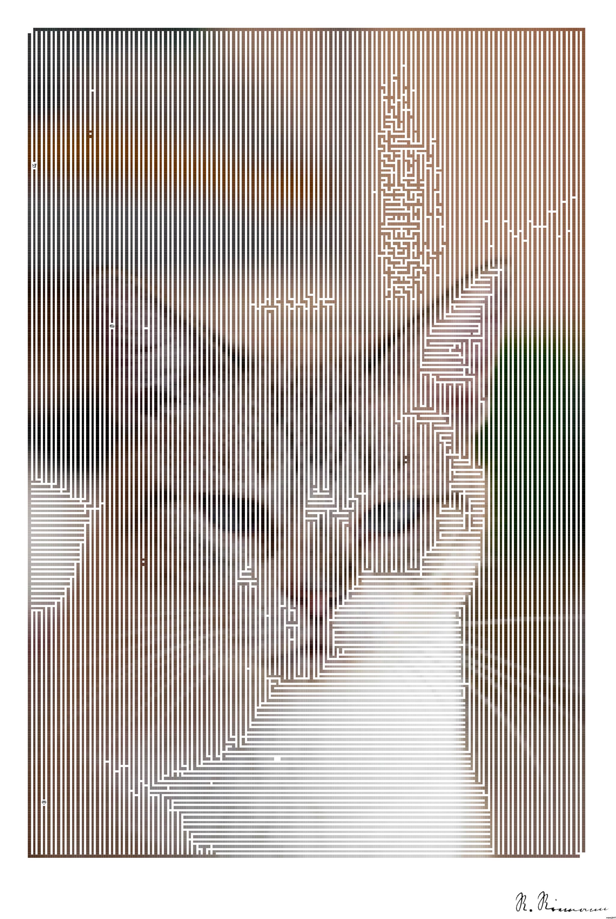 Drawn by bot bFGvuZUYWPrK2ZR3JHeL4o; art-amaze; Adorable rescued cat with blue eyes looking at the camera, available for adoption. AI Art