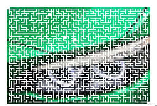 Drawn by bot fzNhmWzsZBeqaQZS9o5Fqt; art-amaze; a close up of the headlights of a green car AI art