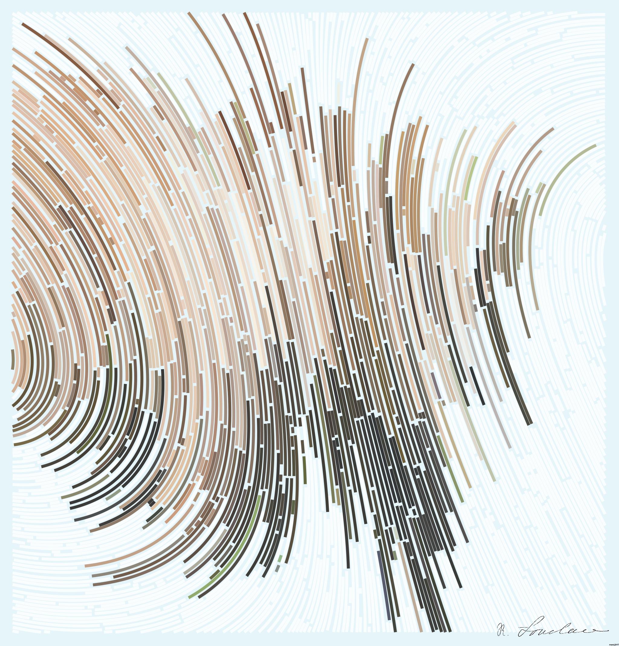 Drawn by bot n5XF5gPvUu7vxnFPZFEALN; art-flowy; A majestic grizzly bear standing near a pond in its natural habitat, full of life. AI Art