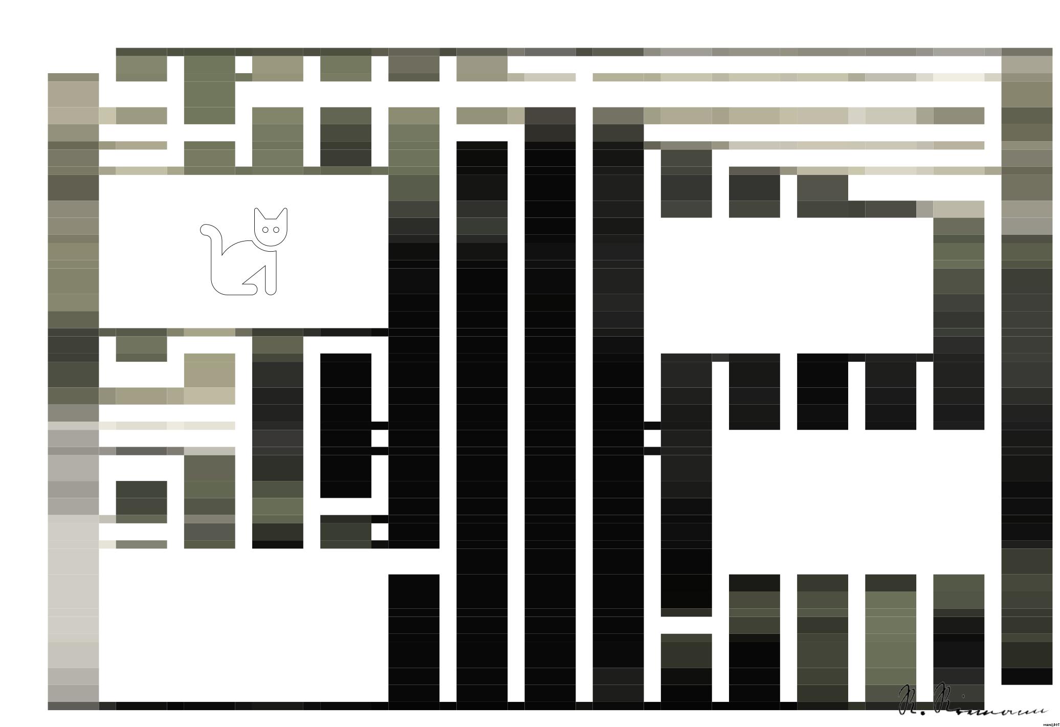Drawn by bot P5NgF8F3qytqvjVvYRtY5z; art-amaze; black bear on green grass during daytime AI Art