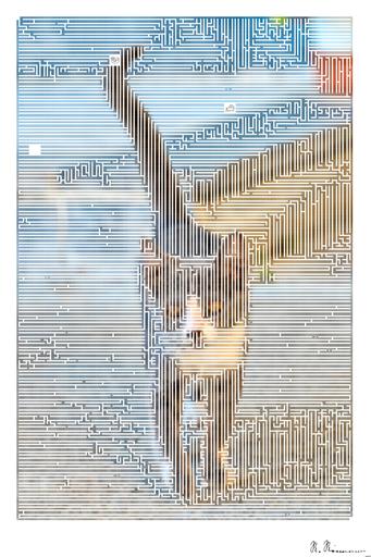 Drawn by bot EsxcFbSn7FwGbwbAyyWRzD; art-amaze; Adorable grey kitten walking with curiosity on a street in Σχηματάρι, Greece. Perfect capture for animal lovers. AI art