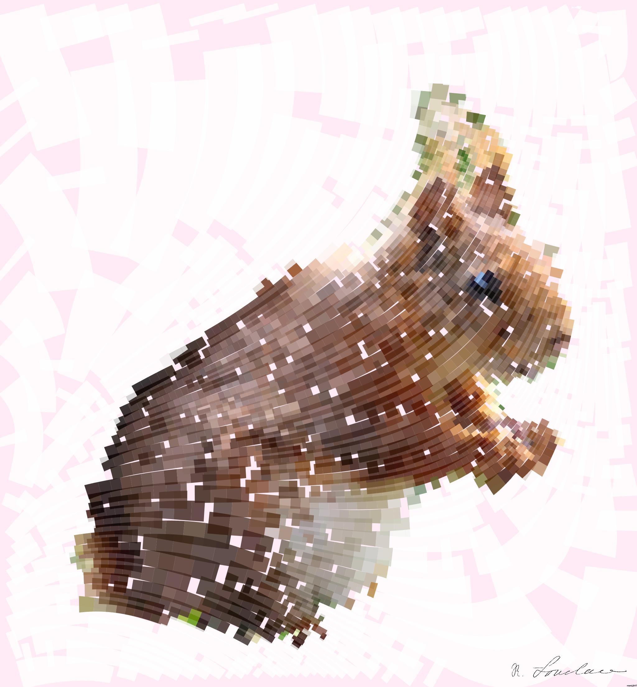 Drawn by bot 9Enm66yrcazjUjhrLwYia9; art-flowy; Close-up of a charming red squirrel in natural habitat, showcasing its vibrant fur and curious expression. AI Art