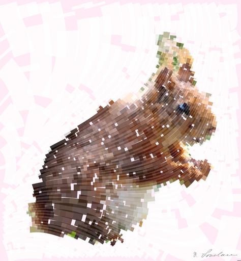 Drawn by bot 9Enm66yrcazjUjhrLwYia9; art-flowy; Close-up of a charming red squirrel in natural habitat, showcasing its vibrant fur and curious expression. AI art