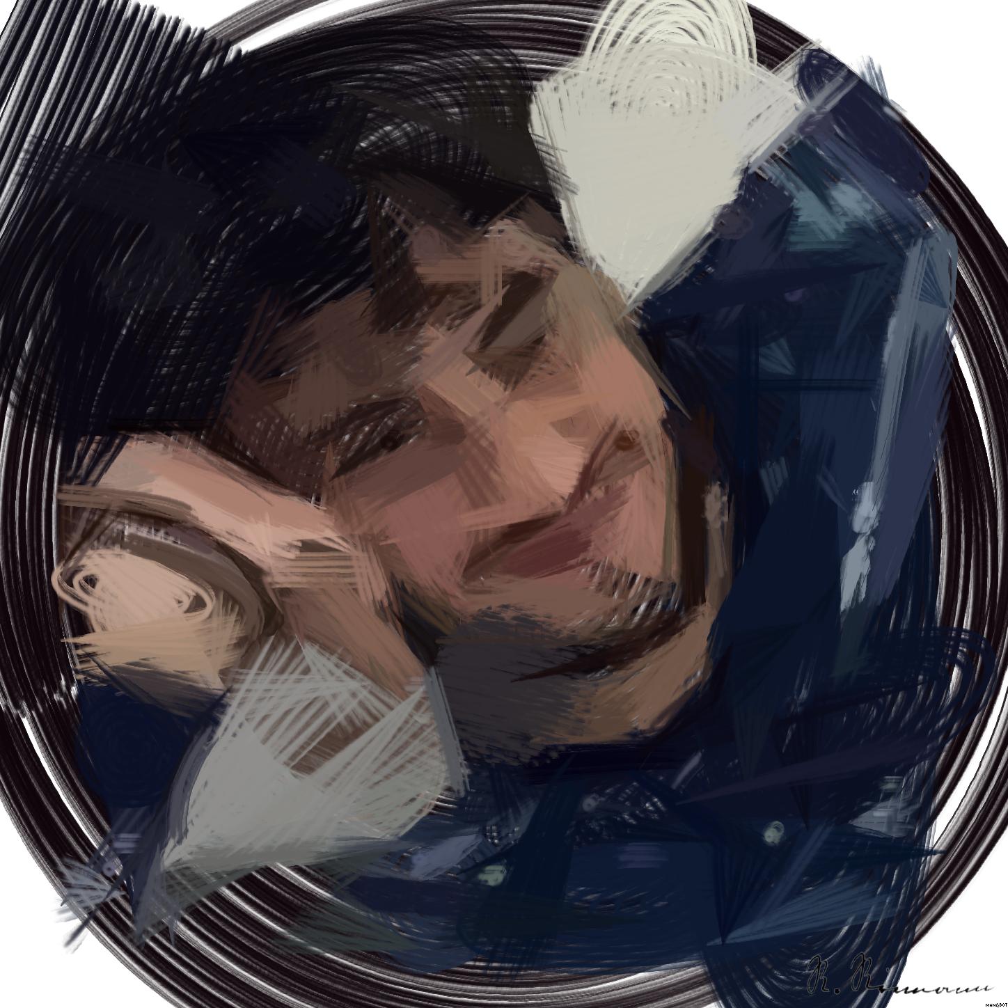 Drawn by bot QQL3jUMMxrPWFGQjBbqvSg; art-primitive-paintbrush-ii; artwork for redditgetsdrawnbybot AI Art