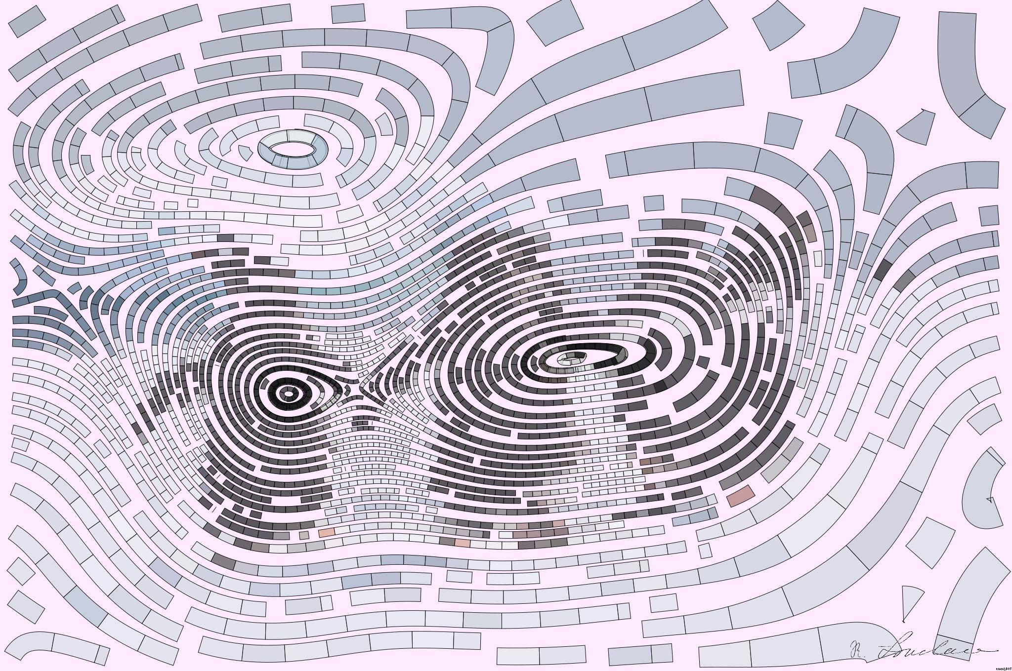 Drawn by bot Yp4VprXRwxtYSU9rEwUZDr; art-flowy; a group of penguins standing in the snow AI Art