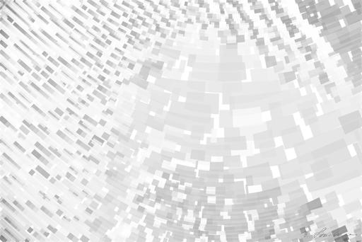 Drawn by bot 3ydoafdEfdSXTQfdKUt8aM; art-flowy; Black and white abstract architectural photo with modern minimalist curved lines in New York. AI art