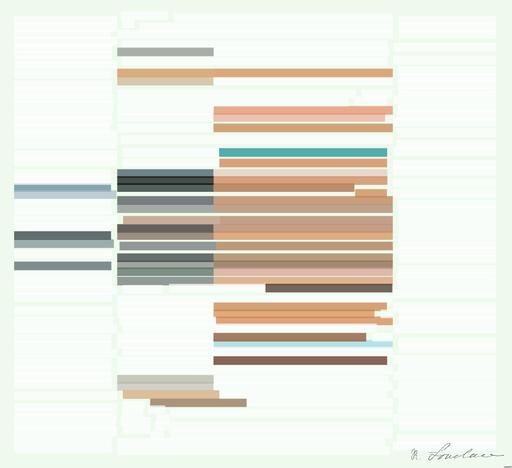 Drawn by bot XHAYcAvWEuoS3jxsej9AMo; art-flowy; Top view of a swimmer wearing a cap, performing a front crawl stroke in a clear blue swimming pool. AI art