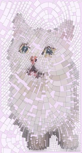 Drawn by bot VqUXXxA2rKsVY7krMLbhRT; art-flowy; white kitten AI art