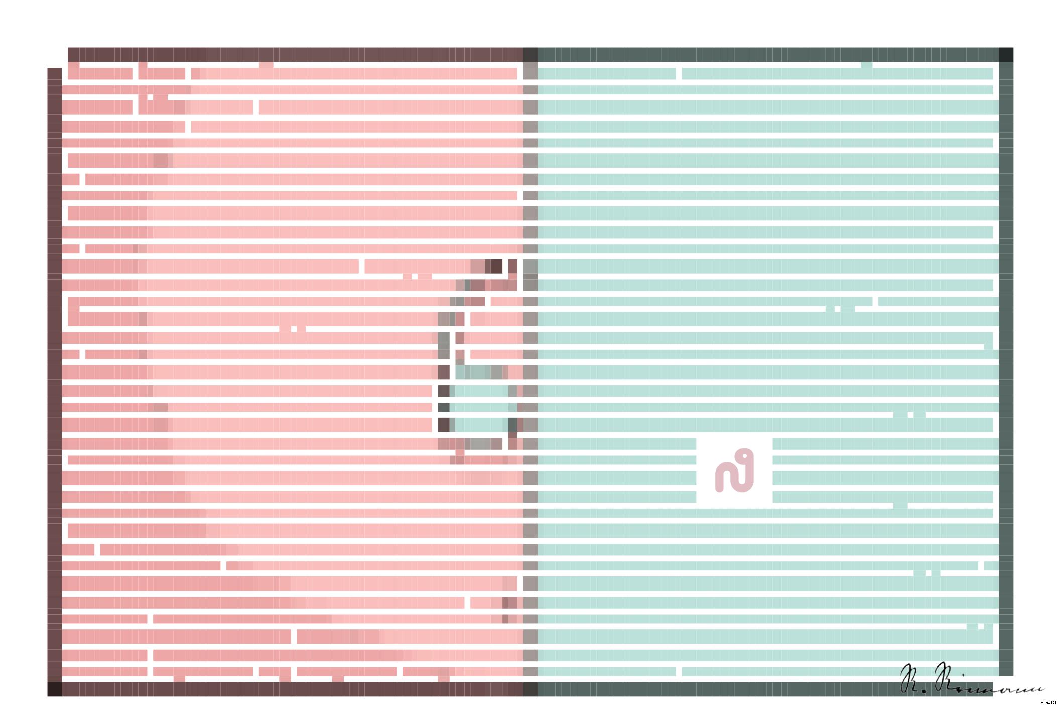 Drawn by bot MJCWdm79DxCYK5z9aNx8V5; art-amaze; Minimalist headphones on a pink and mint background, artistic and modern. AI Art