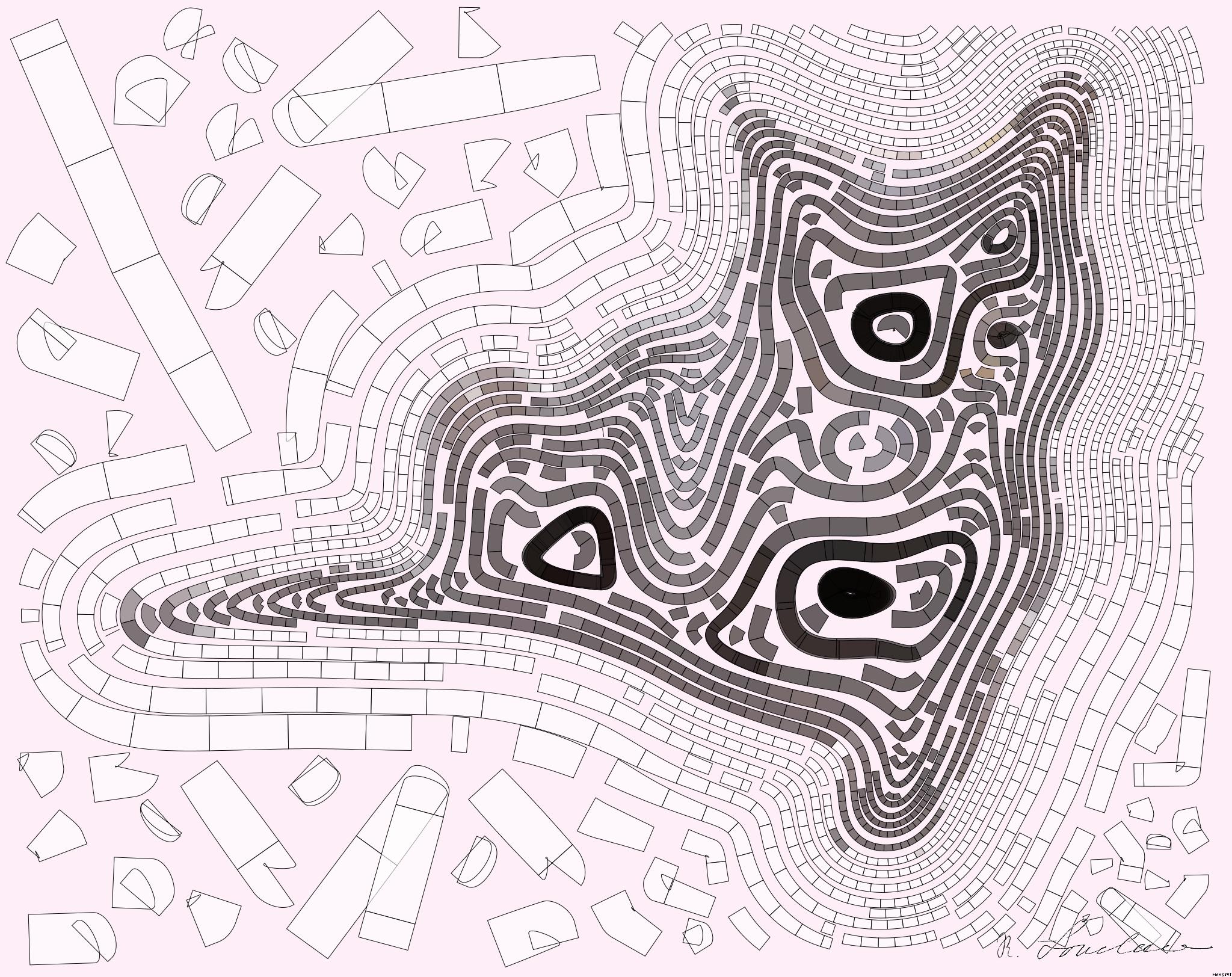 Drawn by bot asX9GH3GHZEXdvKfiR7jx7; art-flowy; artwork for redditgetsdrawnbybot AI Art