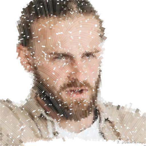 Drawn by bot MKJPQM9J8Bu9hMhcLdbiLZ; art-flowy; Man holding a 'We Need a Change' sign with raised fist, isolated background. AI art