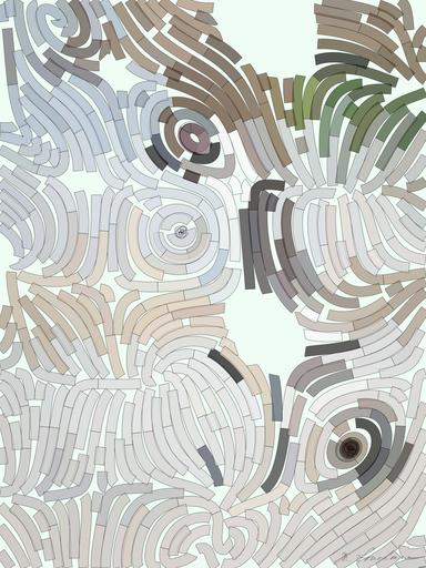 Drawn by bot DzNb8VAEgxMBk7NiC2Po9F; art-flowy; A solitary African penguin strolls along a sandy beach, showcasing its distinctive black and white feathers. AI art