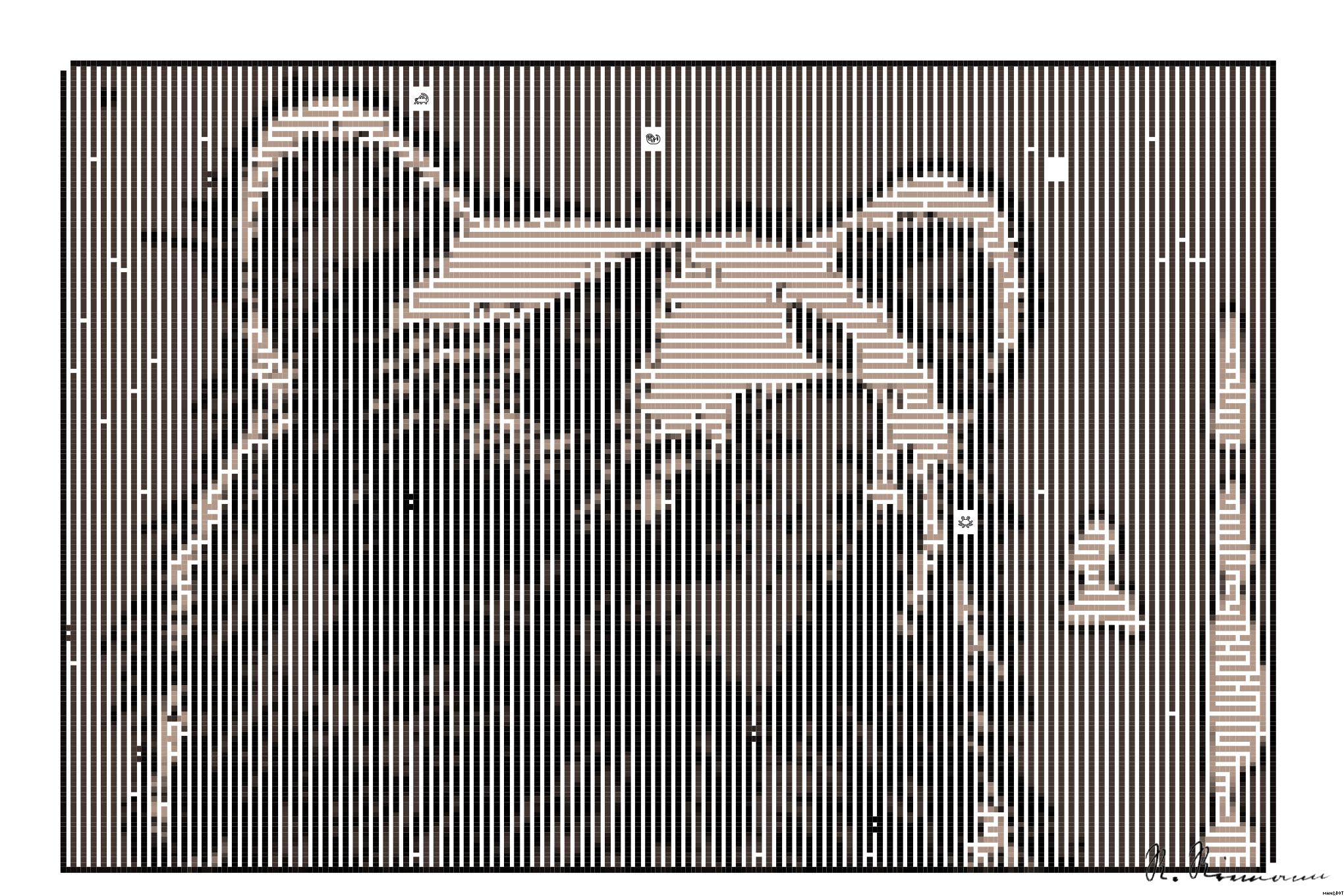 Drawn by bot c7hPQBf2Birzy6PhRZ2tic; art-amaze; Detailed close-up of a brown bear's face, showcasing its expressive eyes and fur texture. AI Art